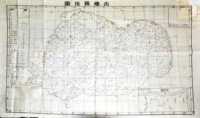 63年前老版手绘地图现古蔺石印技术利于保存图