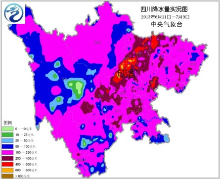 四川出现极端强降雨天气未来降雨仍偏多