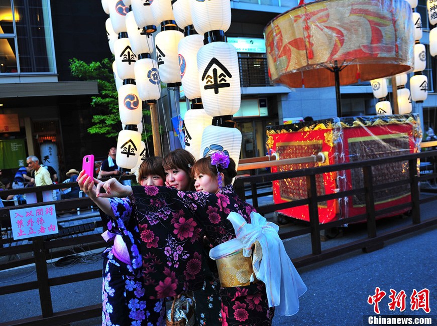 日本京都祗园祭盛大开幕