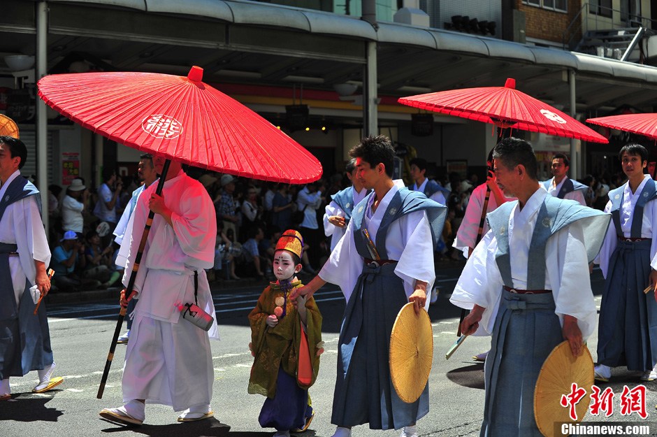 日本京都祗园祭盛大开幕