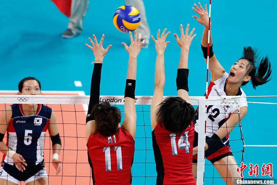 奥运会日本女排3-0完胜韩国摘铜
