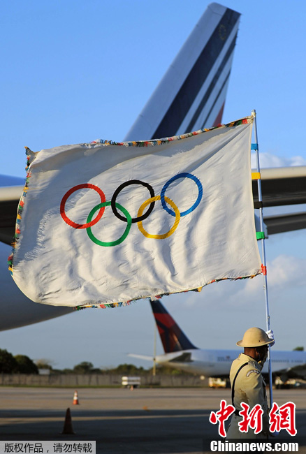 奥林匹克五环旗抵达里约热内卢33