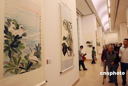 图九十高龄娄师白北京画展展珍品2