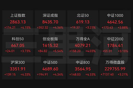 重磅政策多箭齐发 A股大涨