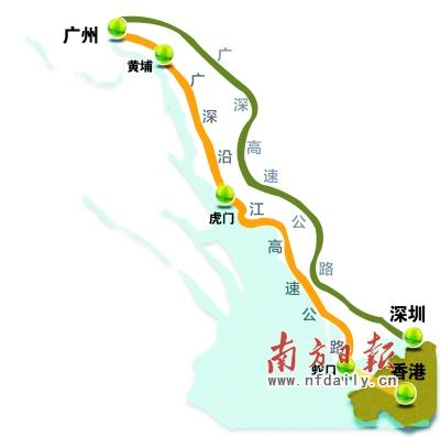 沿江高速路线图图片