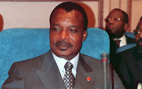 刚果共和国总统萨苏—恩格索(图片来源:法新社)