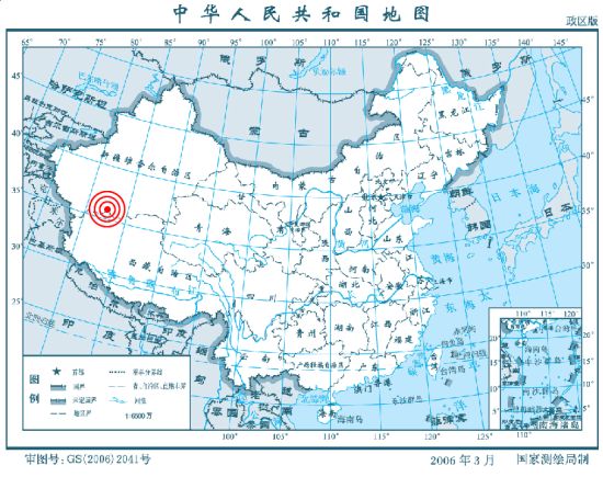 2级地震 震源深度30公里(图)