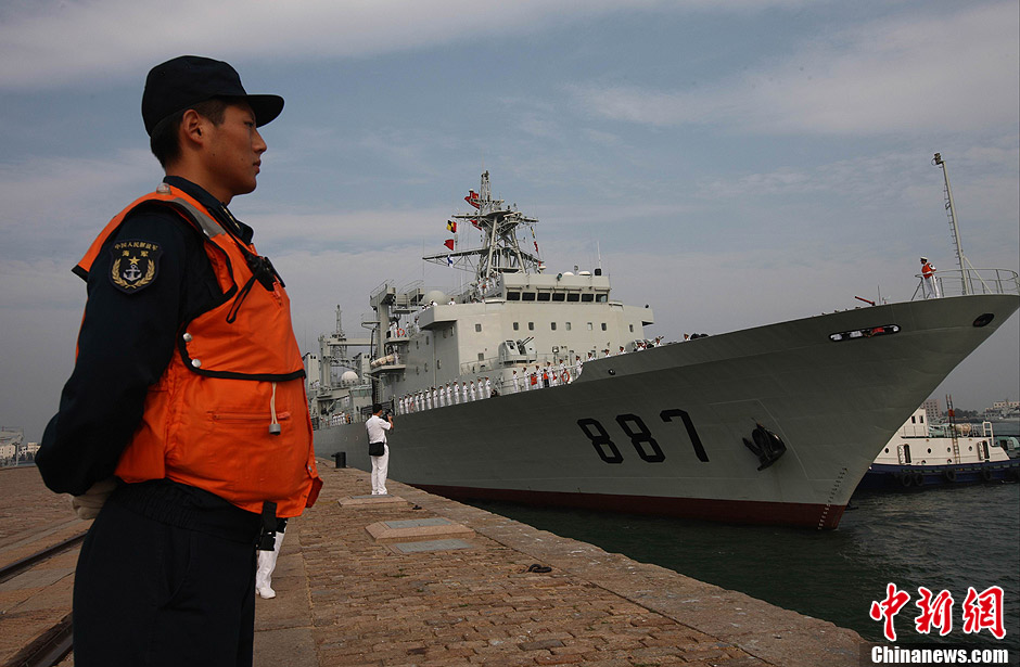 中国海军第十一批护航编队凯旋