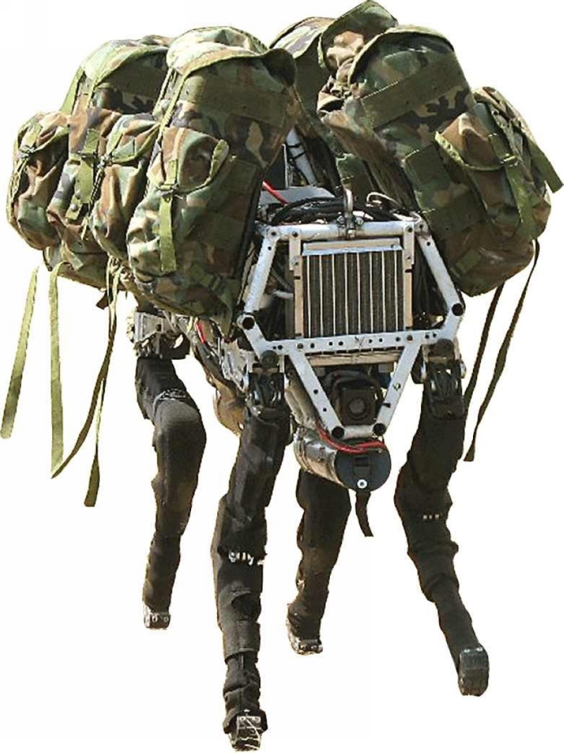 中国四足机器人亮相 酷似美军战地机器狗