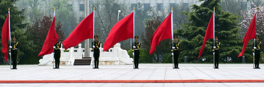 中美建交仪仗队图片