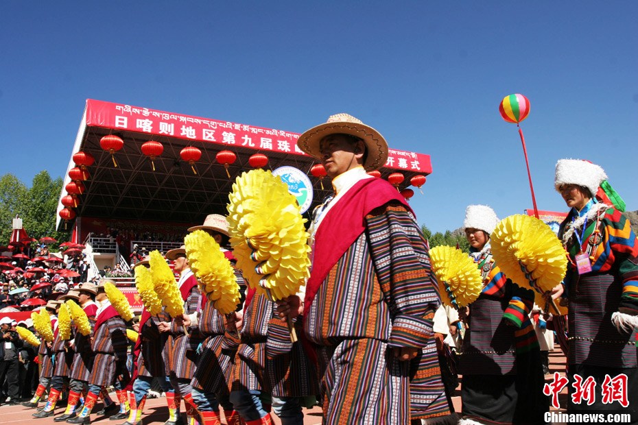 8月26日,西藏自治区珠峰文化旅游节在后藏重镇—日喀则开幕.