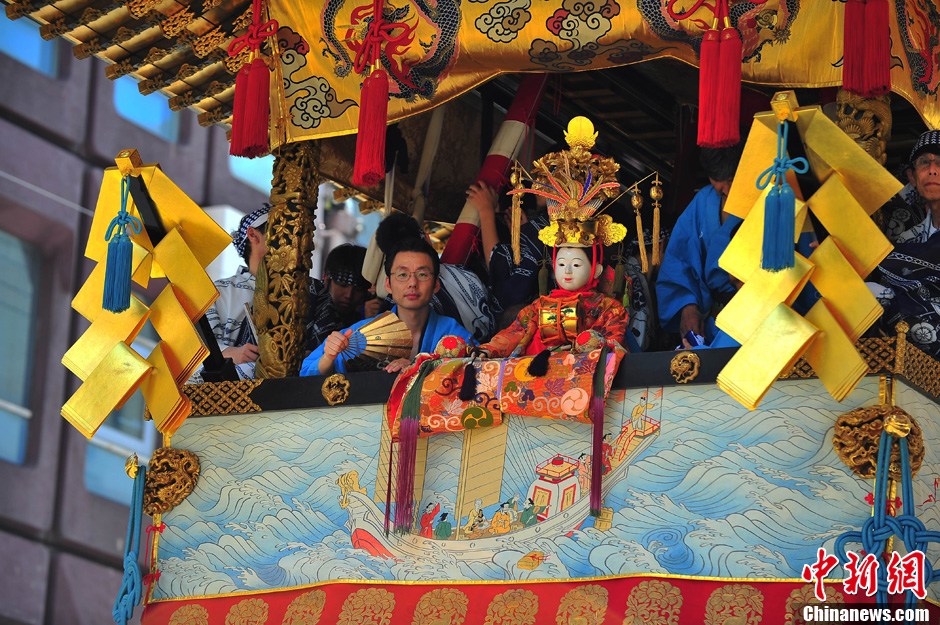 日本京都祗园祭盛大开幕