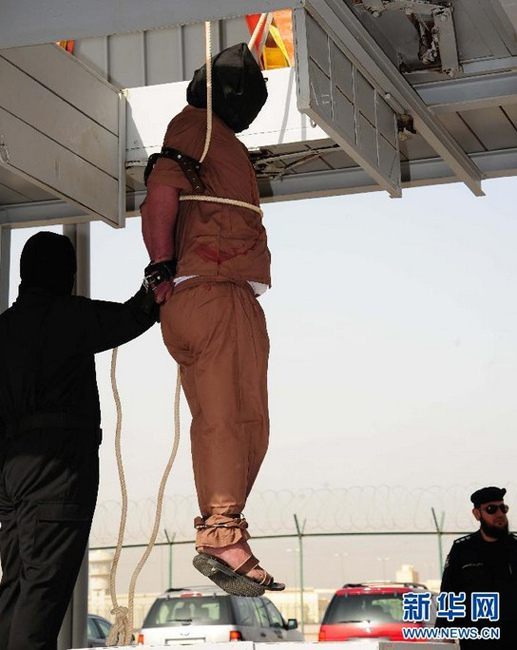 直击绞刑现场科威特六年来首次对囚犯执行死刑