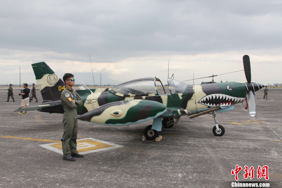 菲律宾空军sf260飞机参与美菲军演